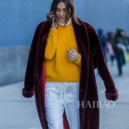 欧美人毛衣街拍视频,毛衣穿搭风潮解析