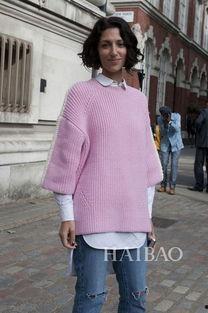 欧美人毛衣街拍视频,毛衣穿搭风潮解析